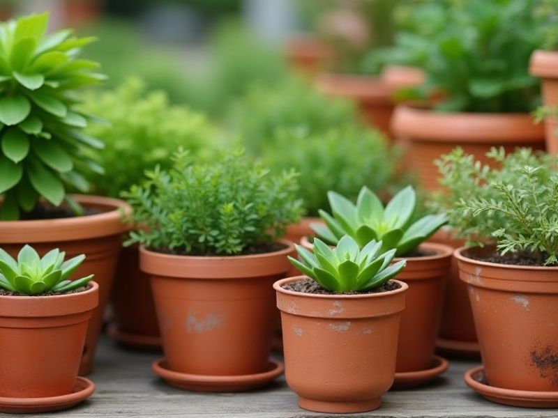 Macetas y Decoración